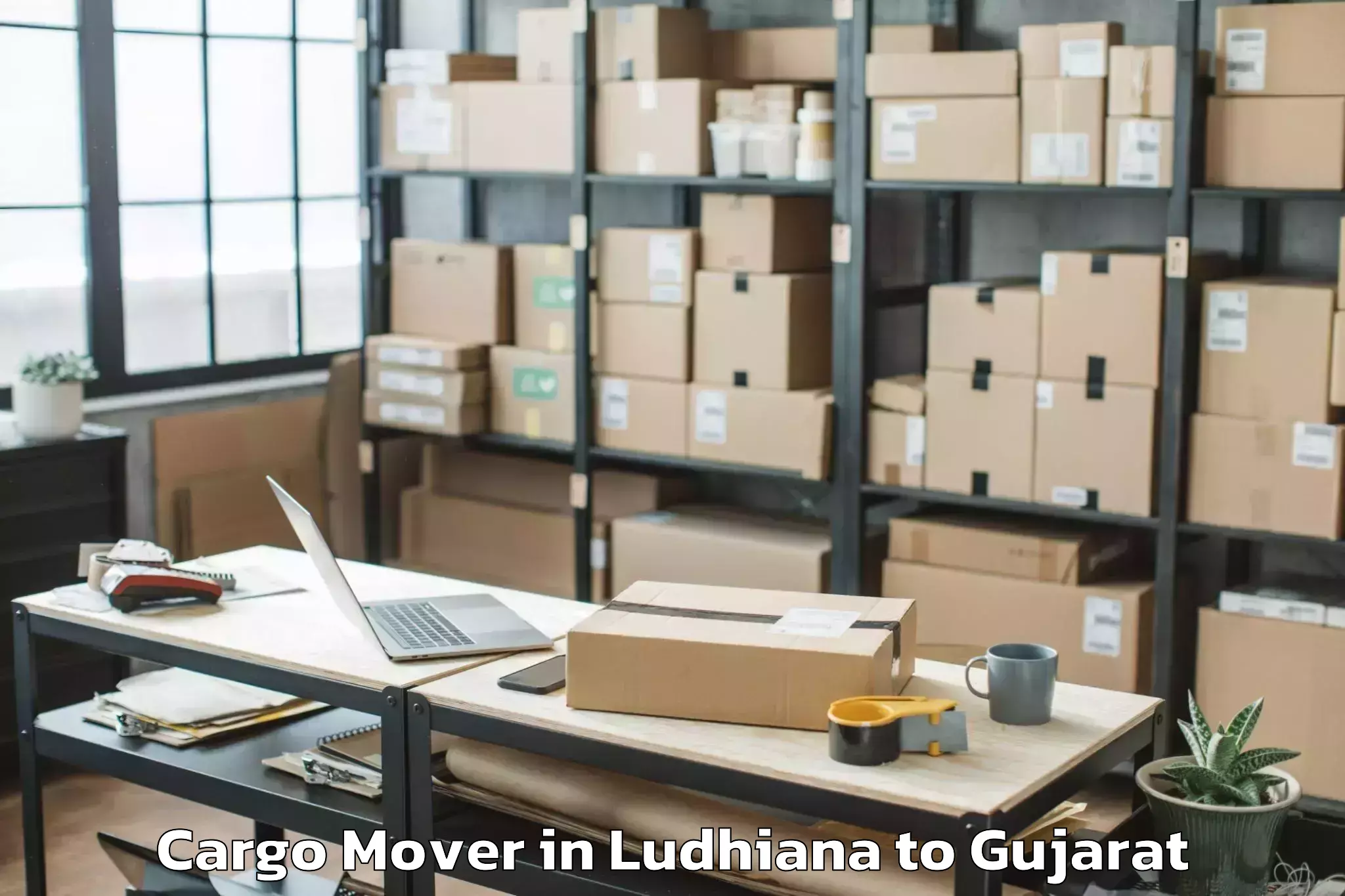 Ludhiana to Gujarat University Of Transpla Cargo Mover Booking